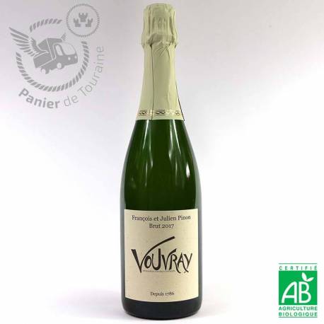 Vin Vouvray blanc pétillant Brut 2018 AOC BIO 75 cl