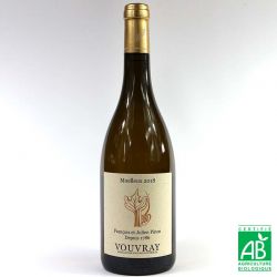 Vin Vouvray blanc moelleux 2023 AOC BIO 75 cl