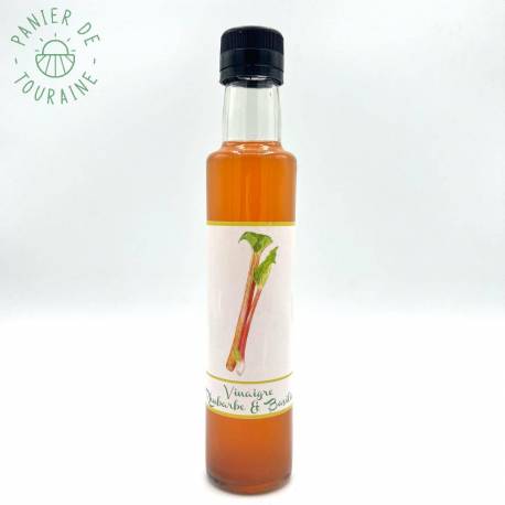 Vinaigre Basilic Rhubarbe 250ml